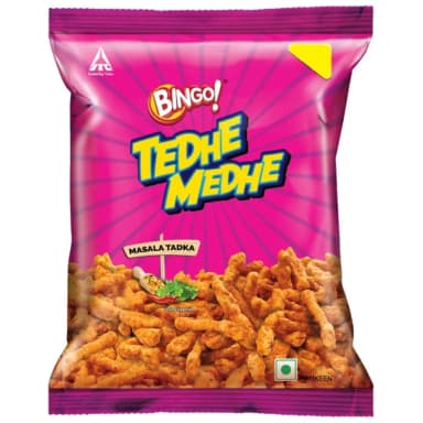 बिंगो टेढ़े मेढ़े (मसाला तड़का)